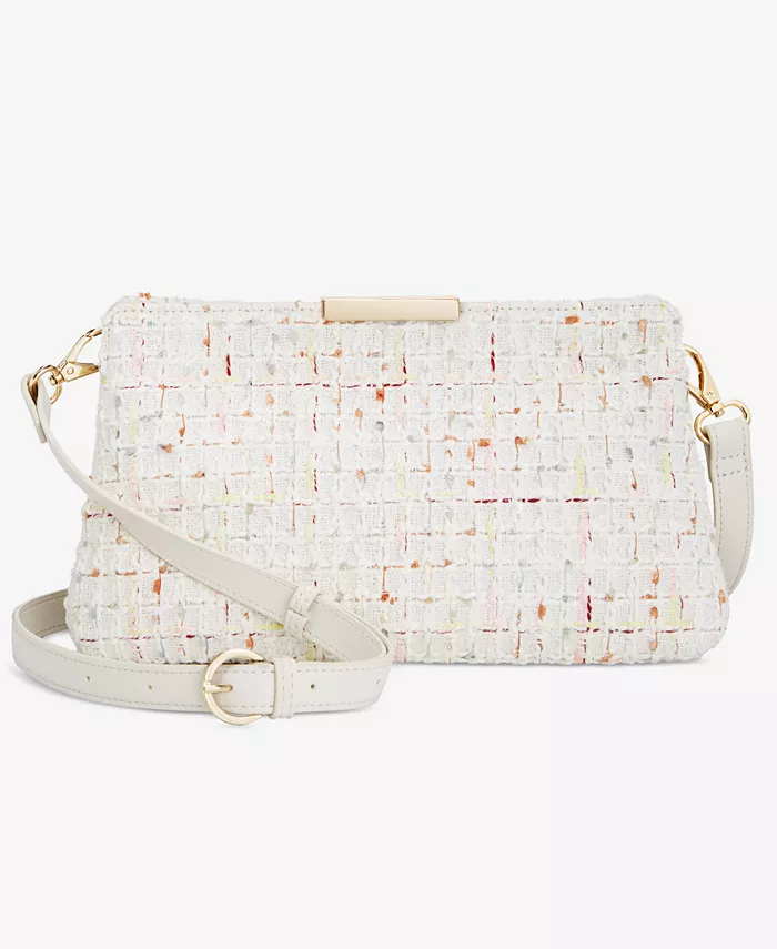 

Reddelle Small Tweed Crossbody On 34th, белый