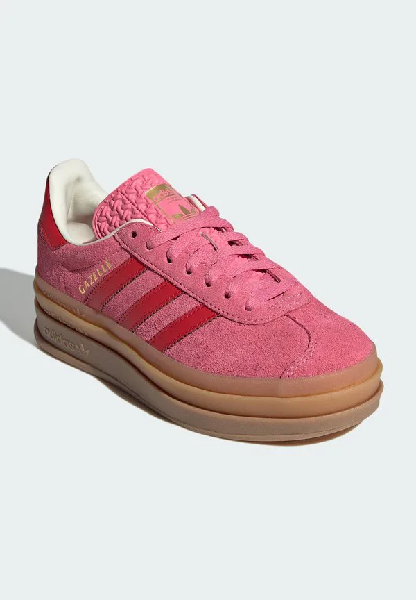 Кроссовки gazelle bold унисекс Adidas Originals, Rose Tone Better Scarlet Cream White — фото 2