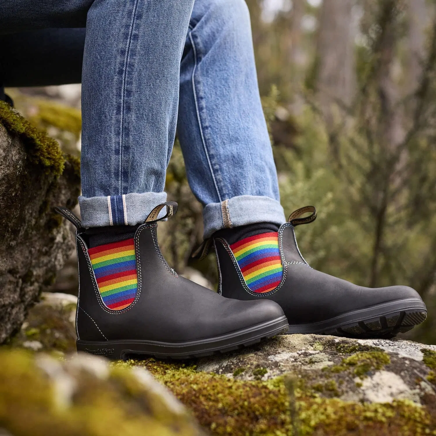 Классические унисекс ботинки челси Blundstone 510 для взрослых, Black Multi-Coloured — фото 2