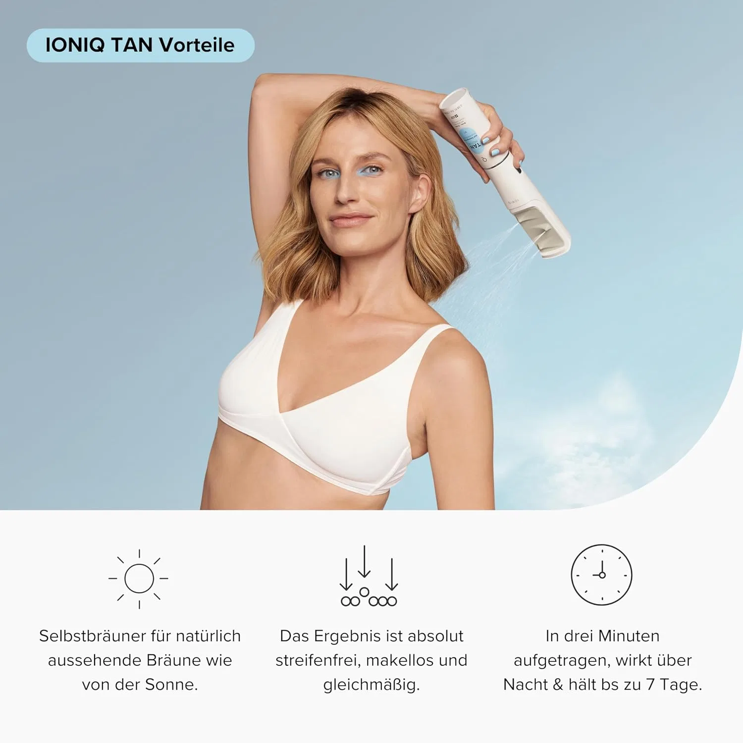 Картридж-автозагар «TAN Medium Self Tan» для распылителя IONIQ ONE Ioniq Skincare, Tan Medium — фото 2
