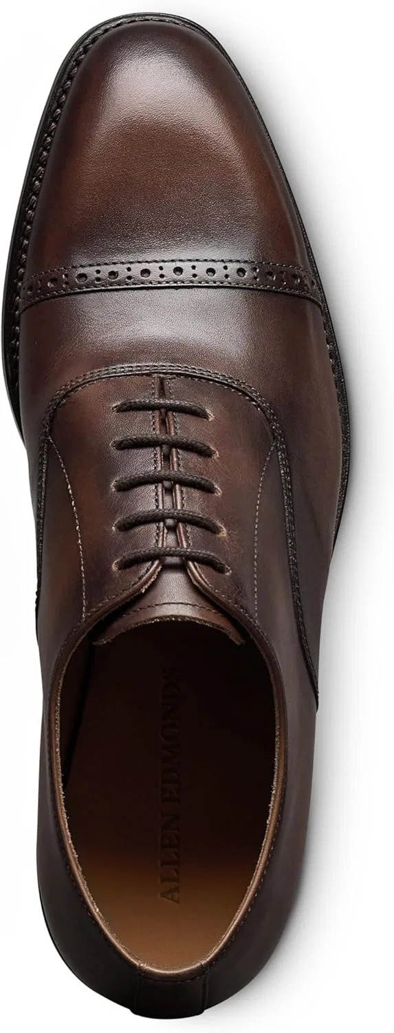 Оксфорды из натуральной кожи Allen Edmonds, Cognac Museum Leather — фото 3