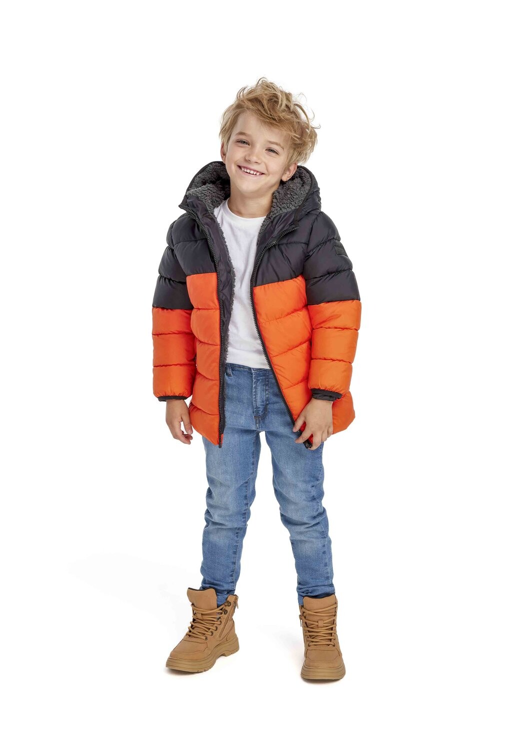 

Зимняя куртка PADDER PUFFER MINOTI, цвет orange black