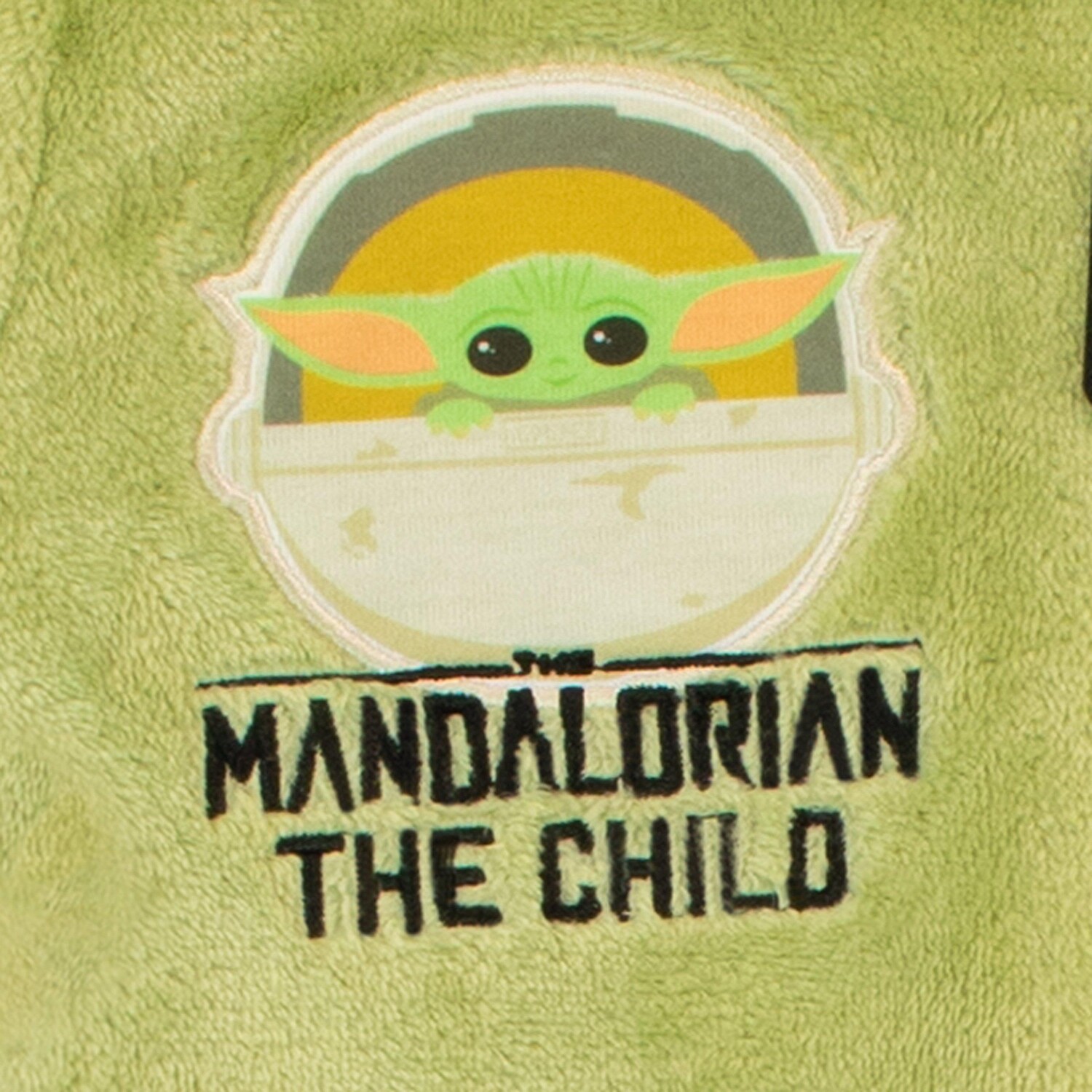 Флисовый комбинезон Baby Yoda «Все в одном» Star Wars, зеленый — фото 4
