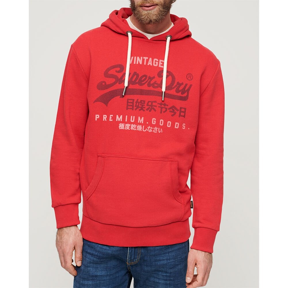 

Худи Superdry Classic Vl Heritage, красный