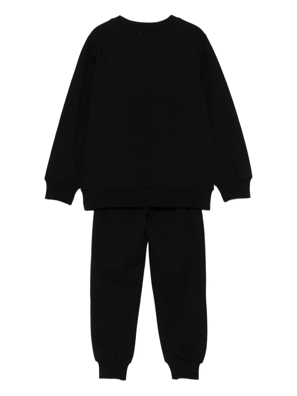 Комплект спортивных костюмов с логотипом (комплект из двух) Moschino Kids, черный — фото 2