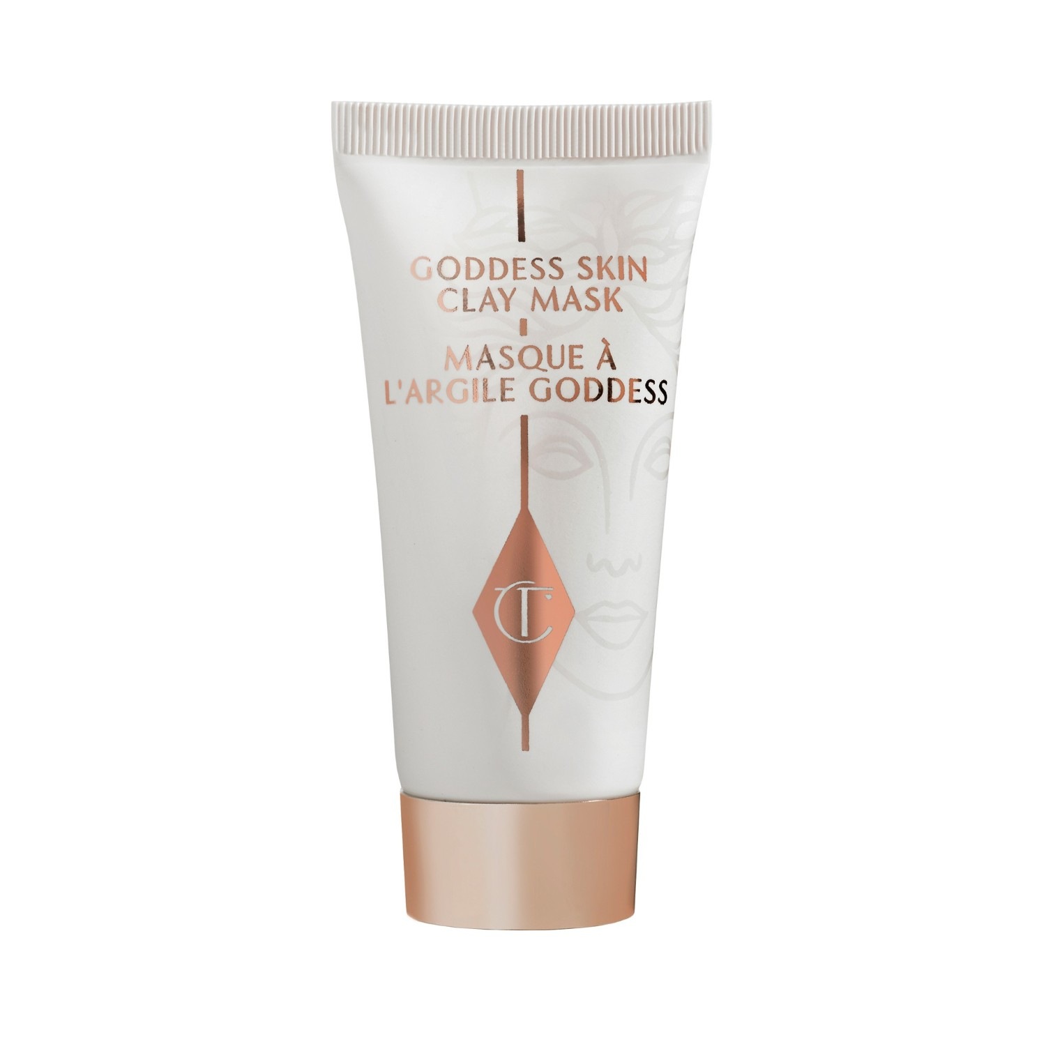 

Маска для лица goddess skin clay mask Charlotte Tilbury, объем 75 мл