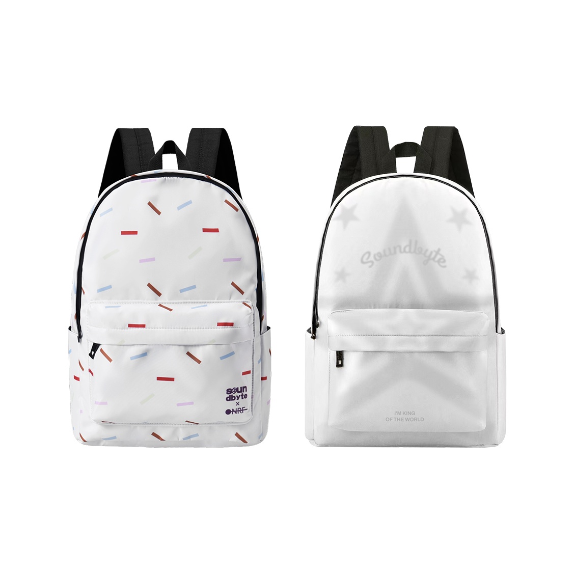 

ONRF Полиэстеровый рюкзак средний унисекс белый, White combination 1