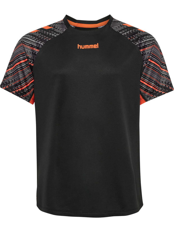 

Футболка Hummel Hmlblaze Multisport Kids в ЧЕРНО-ОРАНЖЕВОМ цвете Hummel