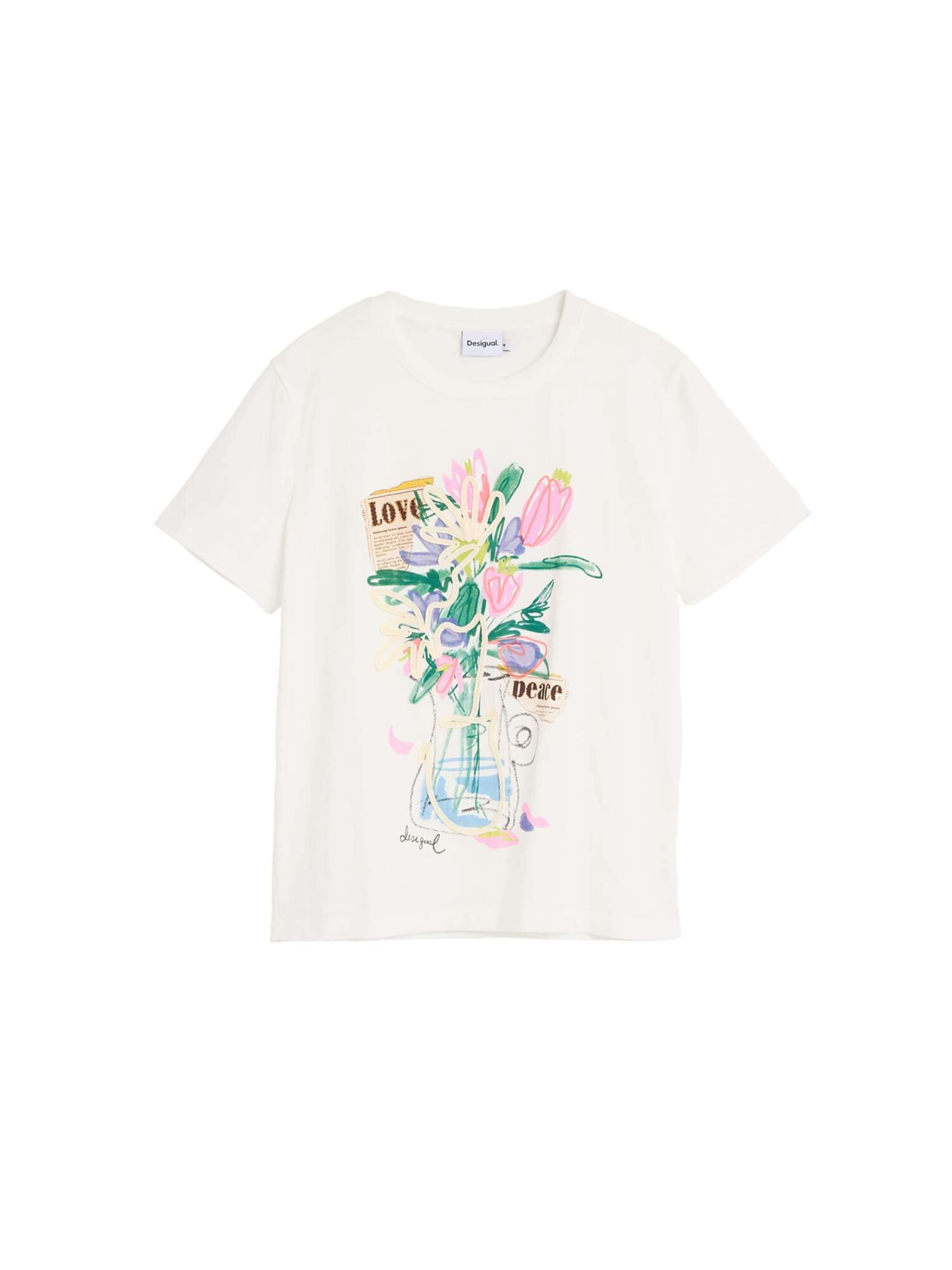 

Desigual Футболка в белом цвете