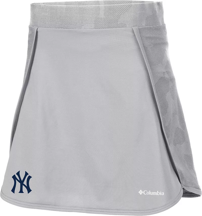 

Женская юбка Columbia New York Yankees Omni-Wick Up Next, серый