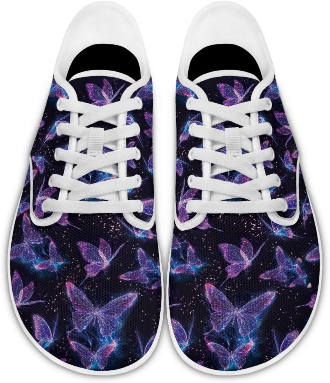 

Мужские босоножки Forchrinse Dachshund с принтом подсолнуха, женские кроссовки для бега по пересеченной местности с широкой колодкой, на шнуровке, без подъема, модные повседневные кроссовки, размеры 3-14, Neon Butterfly