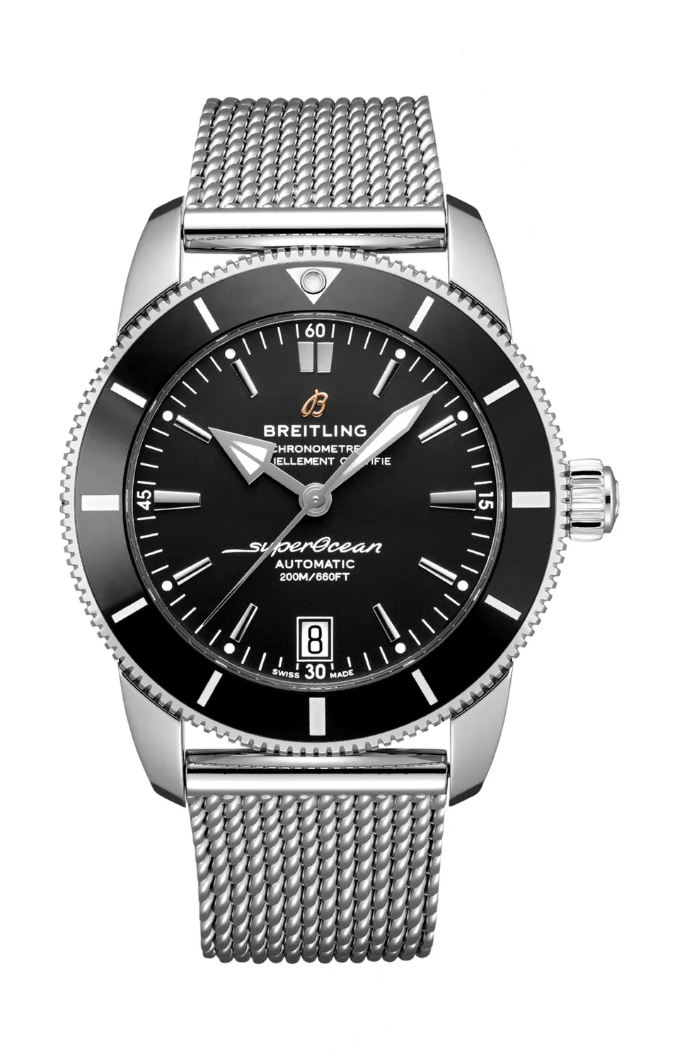 СУПЕРОУШЕН ХЕРИТЕДЖ B20 АВТОМАТИК 42 - AB2010121B1A1 BREITLING, черный