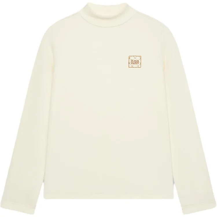 Футболка для школьников с полуводолазкой утолщенная Lee, Beige Apricot
