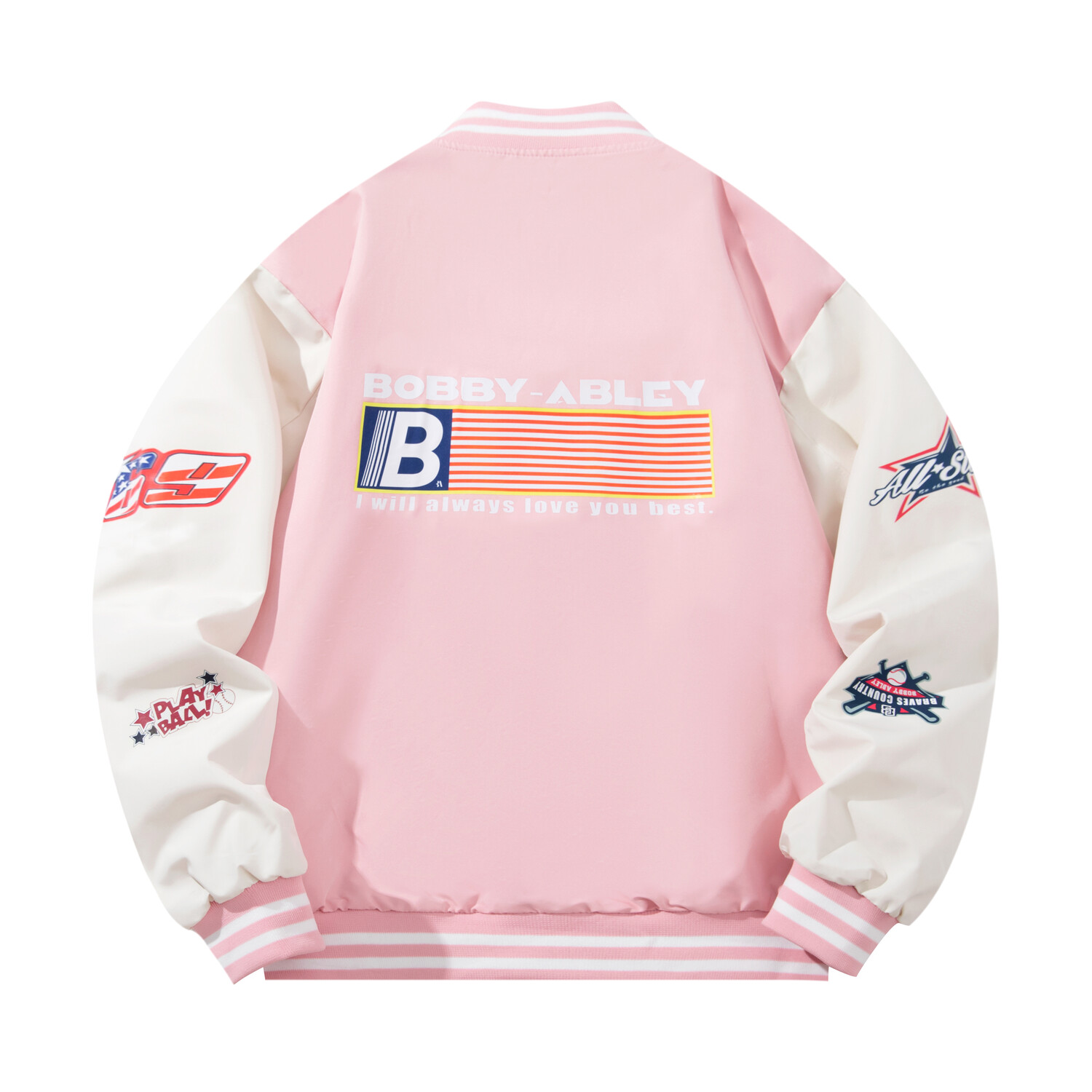 

Бейсбольная куртка унисекс BOBBY ABLEY, Черный