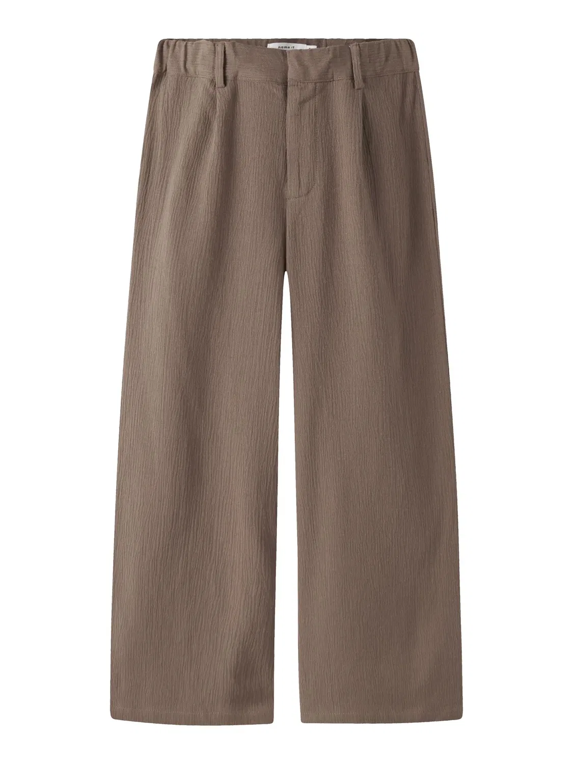 Штаны из ткани Loose Fit, Name it, коричнево-чечевичный