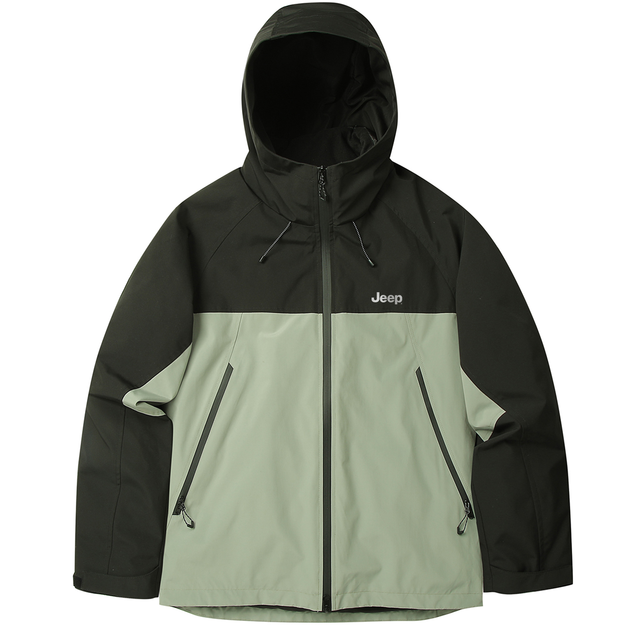 

Jeep Унисекс пуховик, Black Green