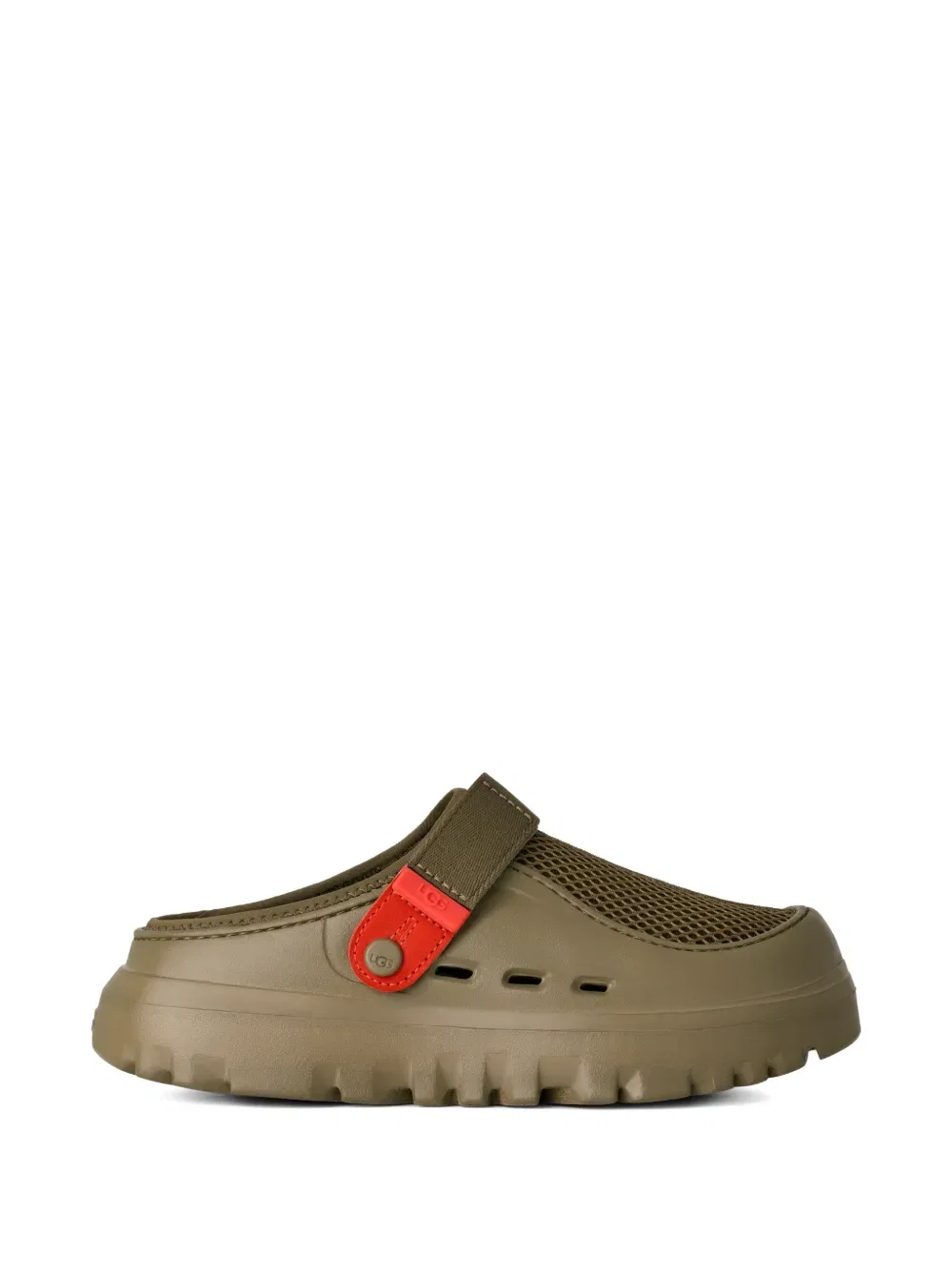 Мюли Peakmod с декоративными ремешками Ugg, зеленый