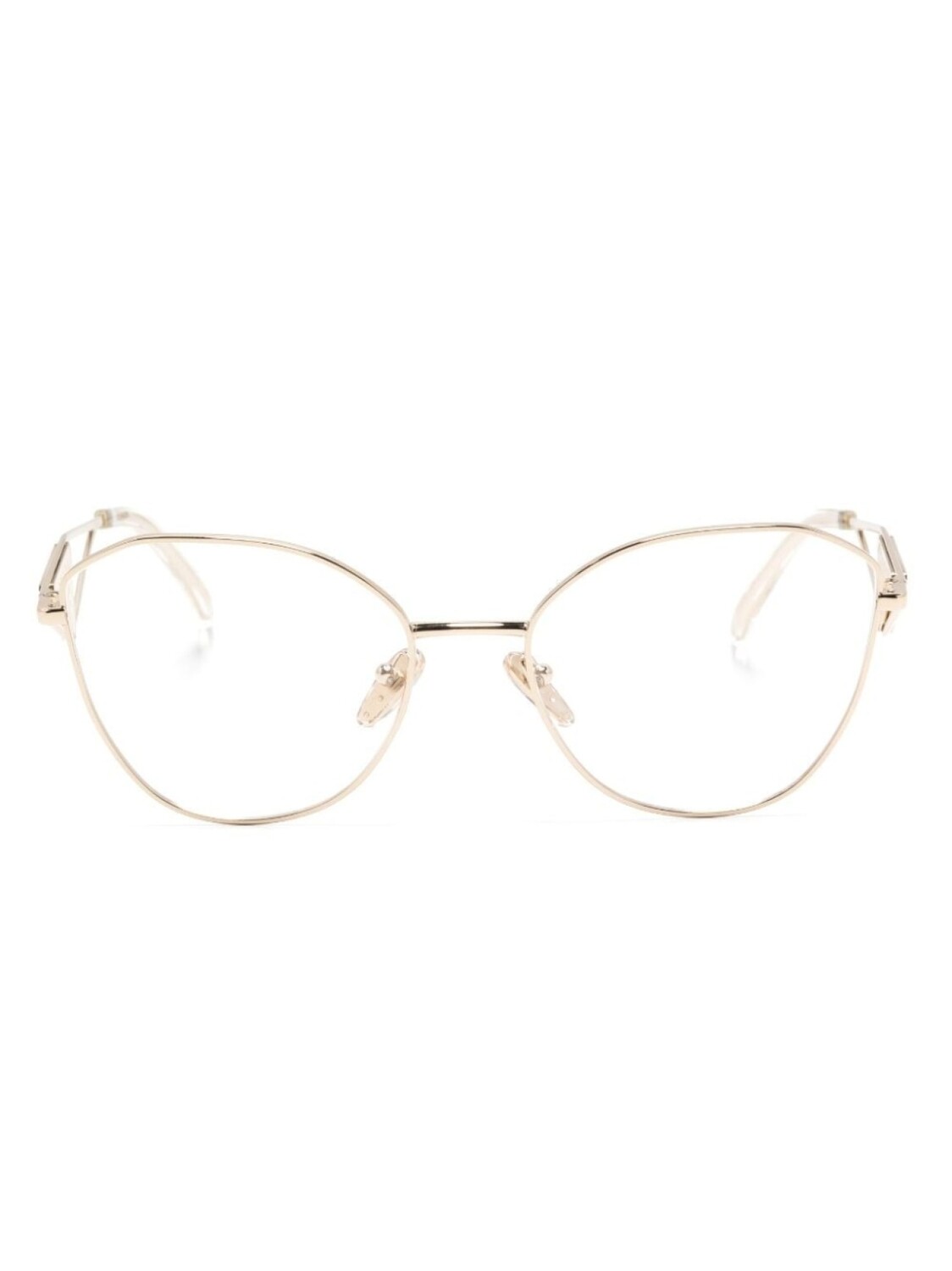 

Prada Eyewear очки с логотипом, золотистый