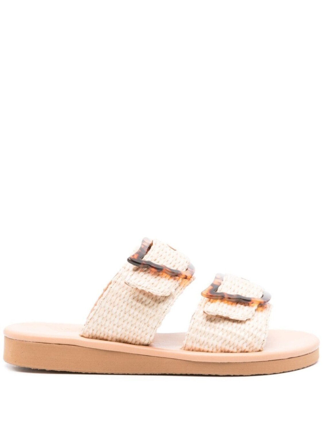Ancient Greek Sandals соломенные сандалии Iaso, нейтральный цвет