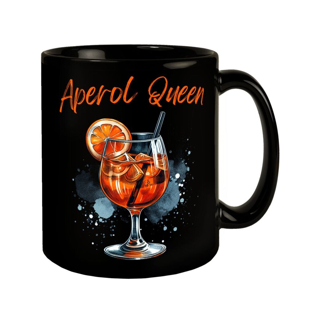 

Чашка Aperol Queen черного цвета speecheese, черный