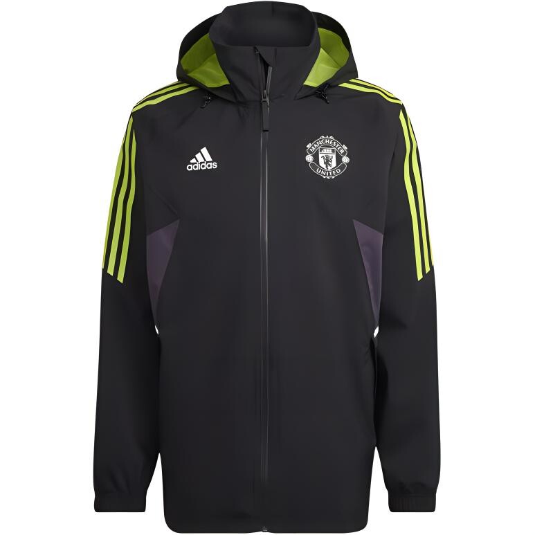 

Куртка Adidas Originals Manchester United Condivo 22 Rain, черный