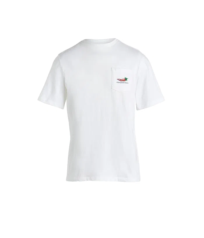 Футболка с принтом Hot Chili Dog Vineyard Vines Kids, White Cap