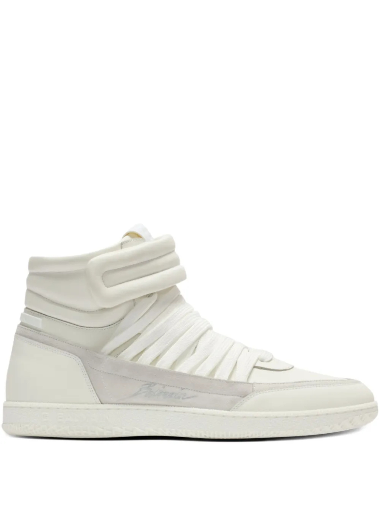 

Кожаные кроссовки Balmain, белый