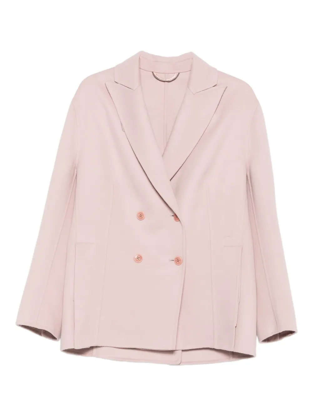 

Двубортная шерстяная куртка Ermanno Scervino, розовый