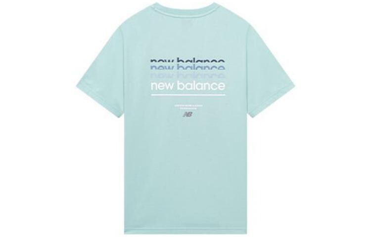 

Футболка унисекс мятно-зеленая New Balance, мятно-зеленый
