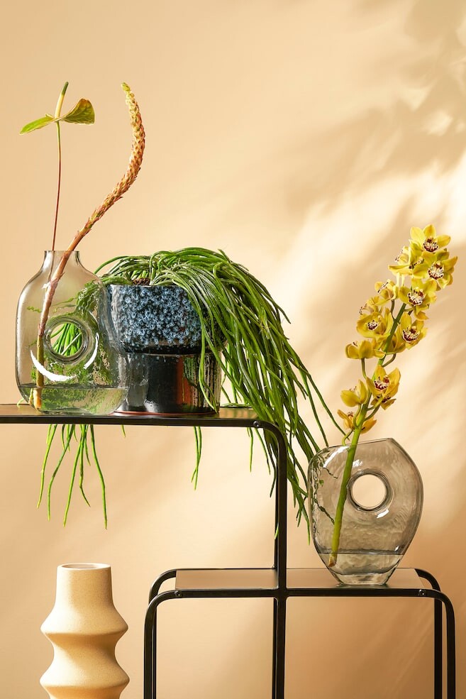 

Стеклянная ваза Mica Decorations, серый