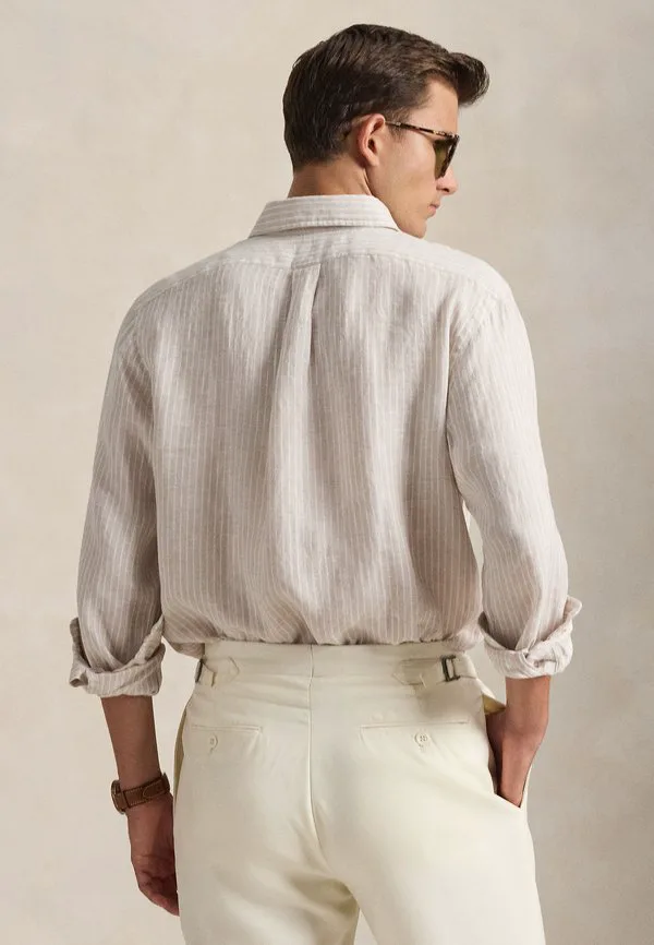 Спортивная рубашка Polo Ralph Lauren, Coastal Beige White — фото 3