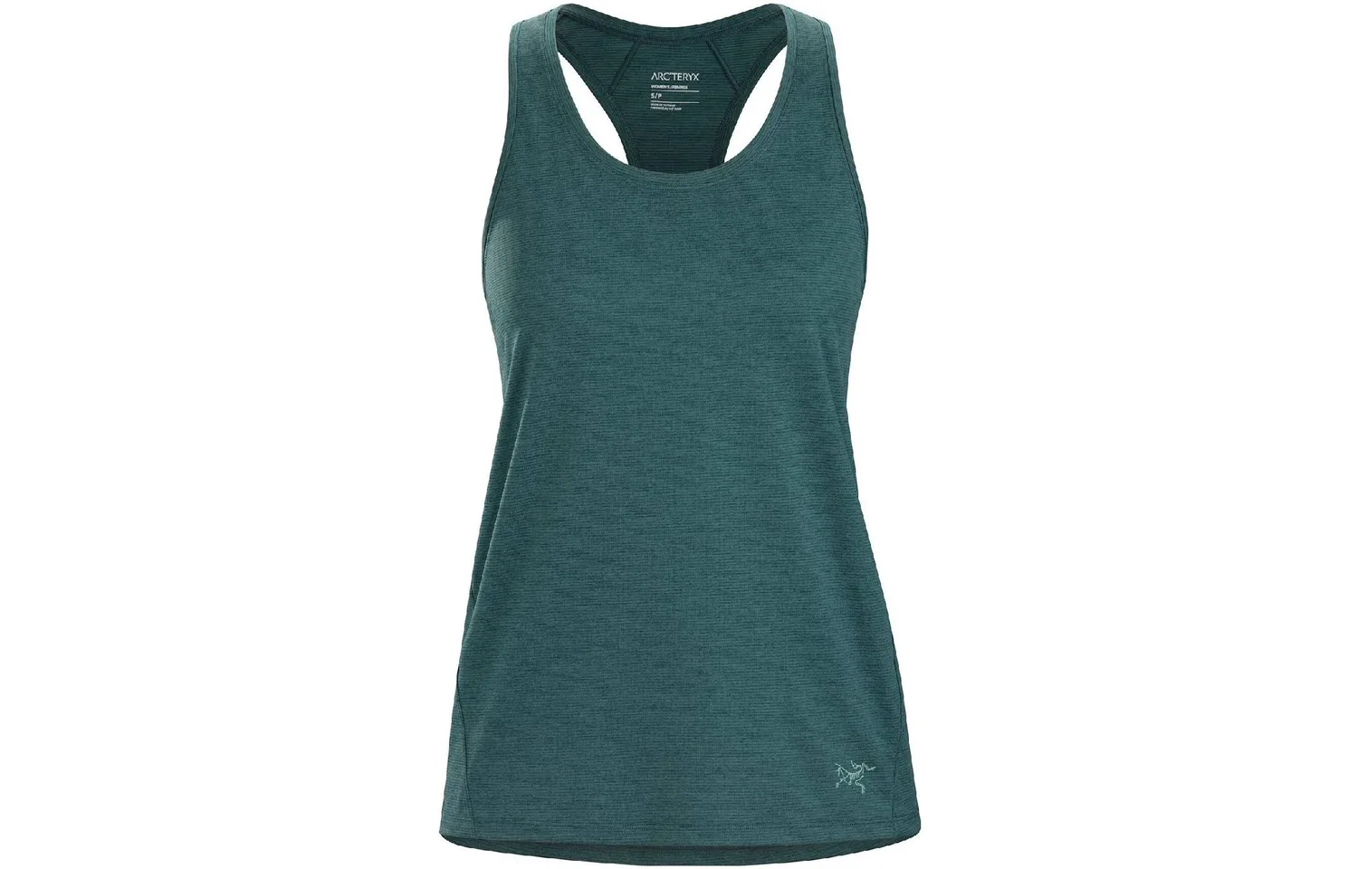 Демло безрукавная спортивная майка женская рейсербек Arcteryx, Labyrinth Heather/Green Gray