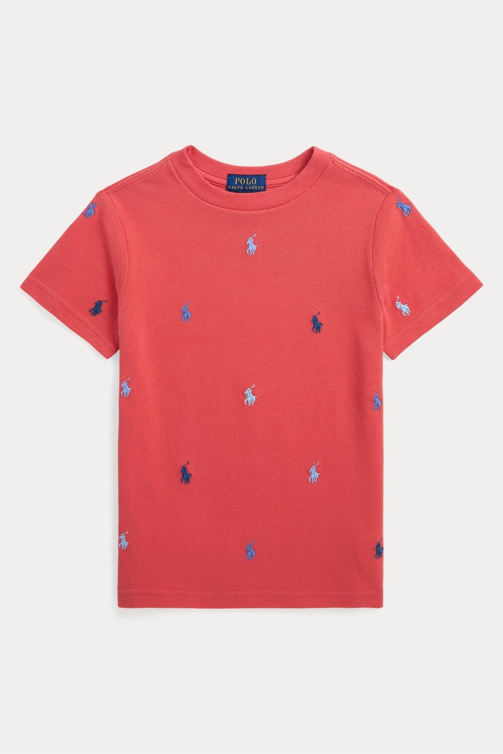 

Красная футболка для мальчика с логотипом Polo Ralph Lauren, красный