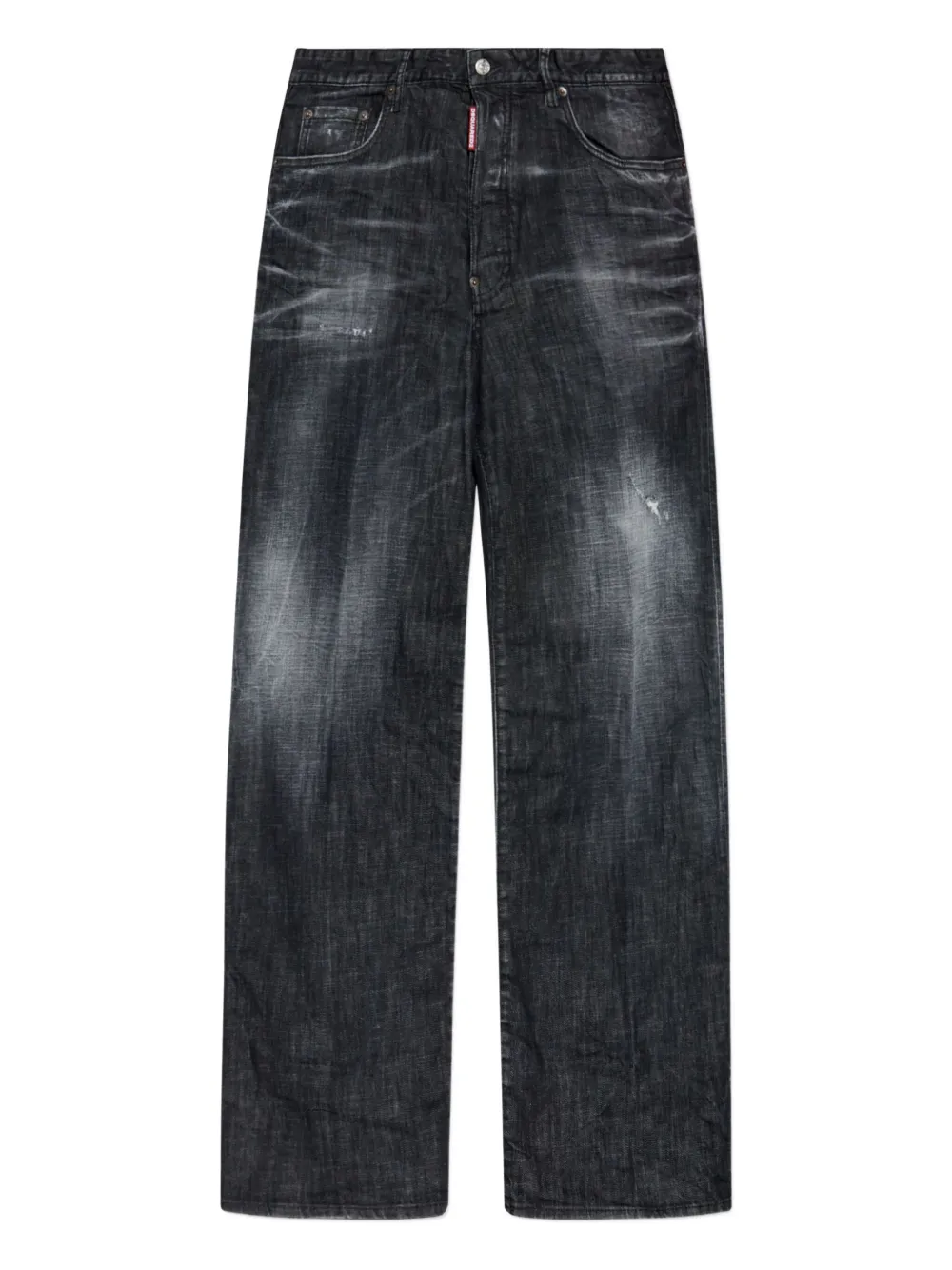 

Хлопковые джинсы DSQUARED2, черный
