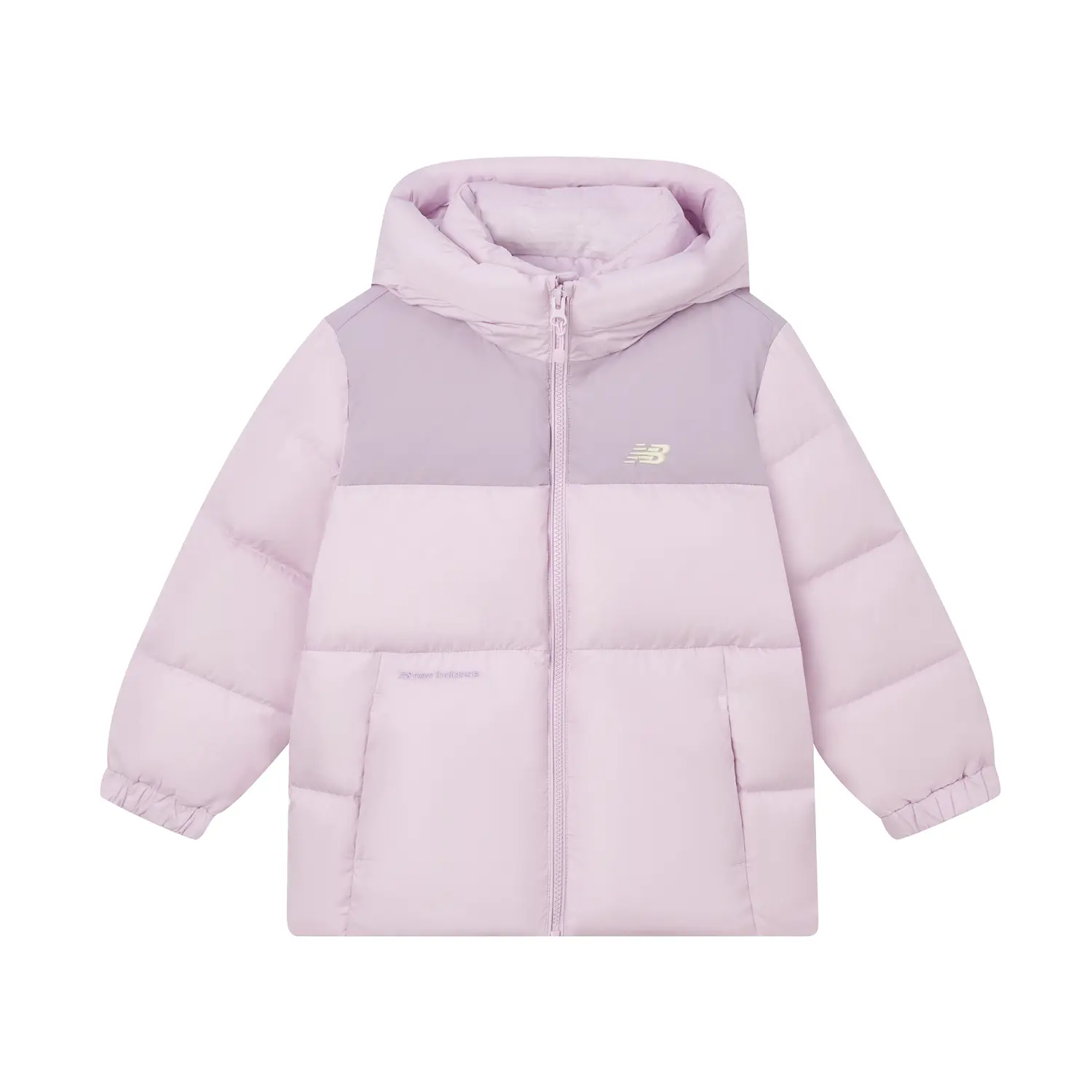 Детская пуховая куртка Grade School New Balance, светло-фиолетовый — фото 3