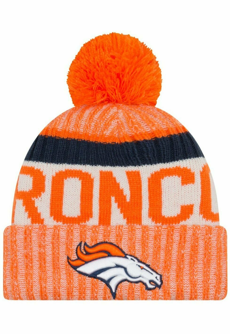 

Шапка NFL SIDELINE BOBBLE DENVER BRONCOS New Era, цвет orange