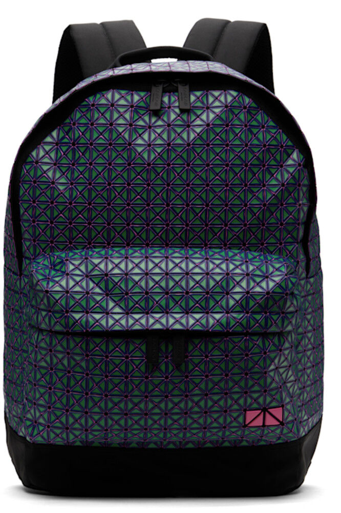 

Зеленый и фиолетовый рюкзак для дневного ношения Rough Backpack BAO BAO ISSEY MIYAKE