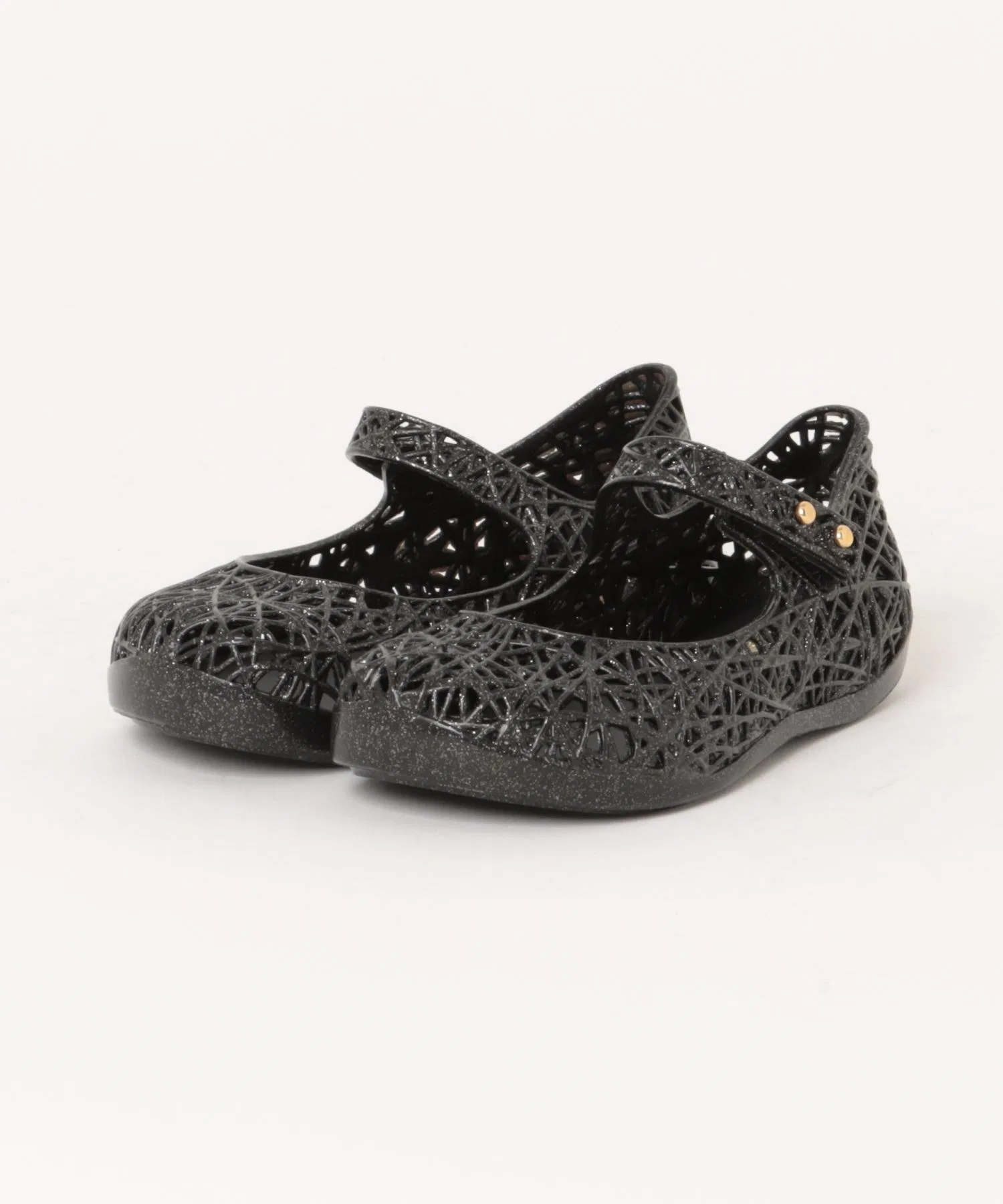 Детские балетки Melissa Campana Zig Zag VI чёрные