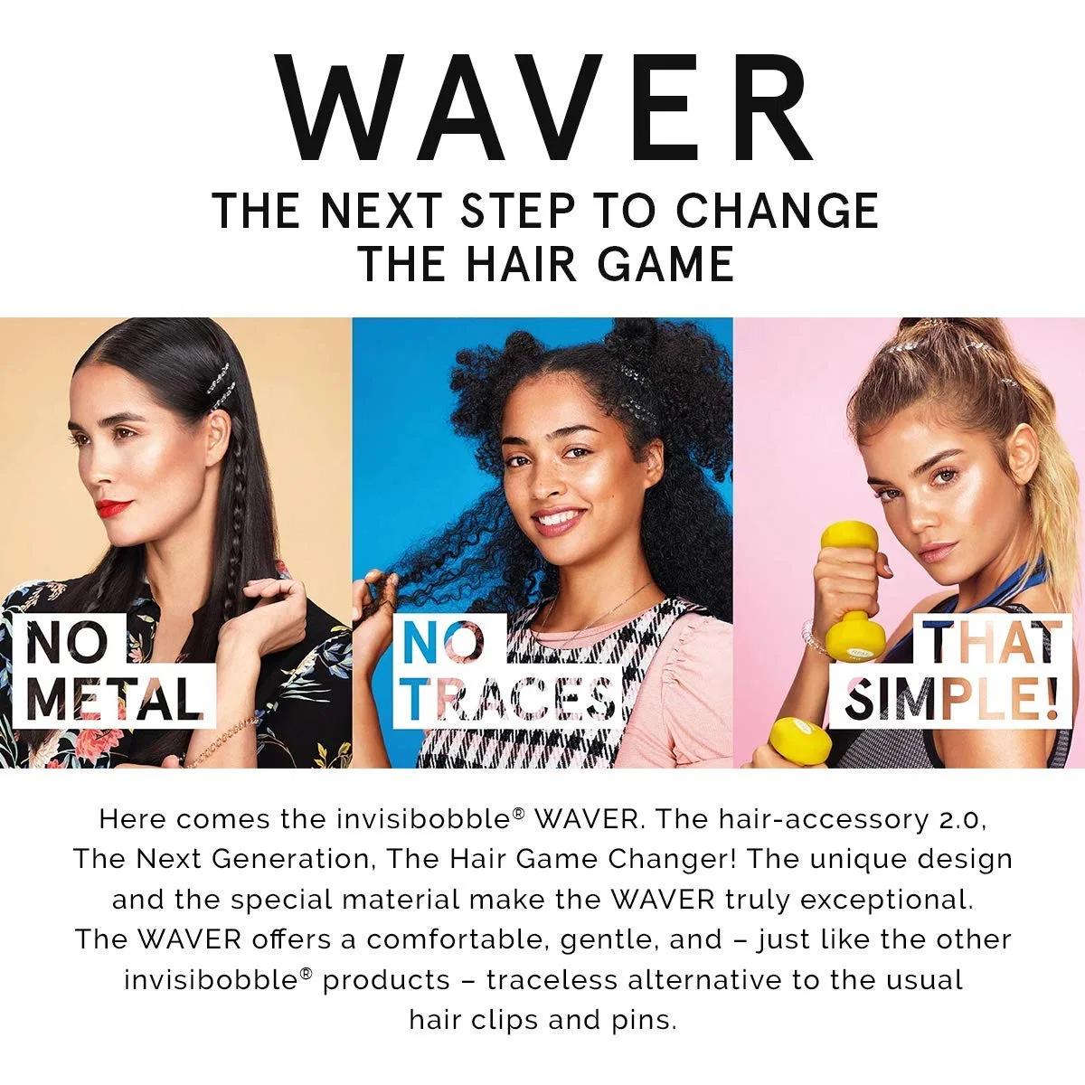 Заколка для волос «Waver Crystal Clear» от invisibobble Invisibobble, Transparent — фото 2