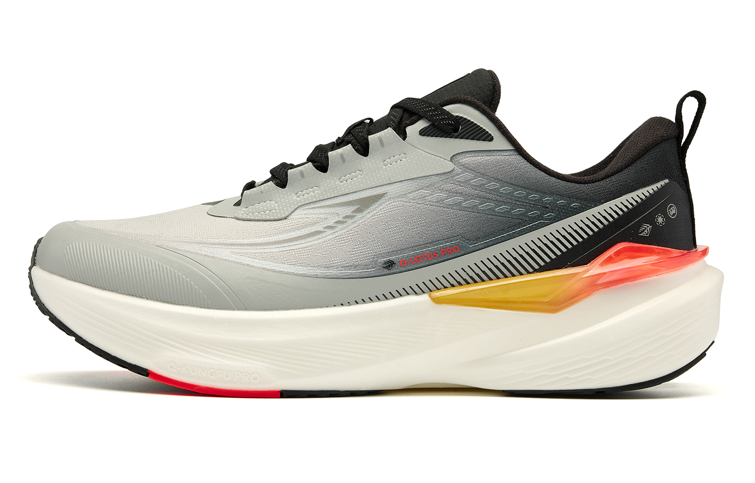 

QIAODAN Мужские легкие кроссовки Low top Casual Running Shoes черные серые