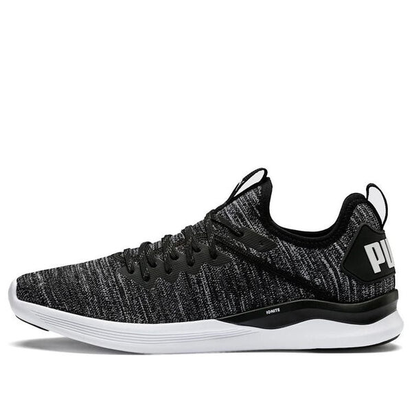 

Кроссовки ignite flash evoknit 'black asphalt' Puma, черный