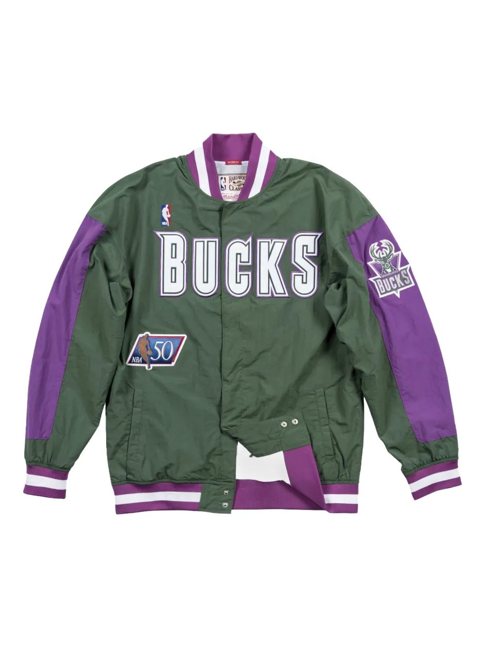 

Куртка "NBA Milwaukee Bucks 96-97" Mitchell & Ness, зеленый