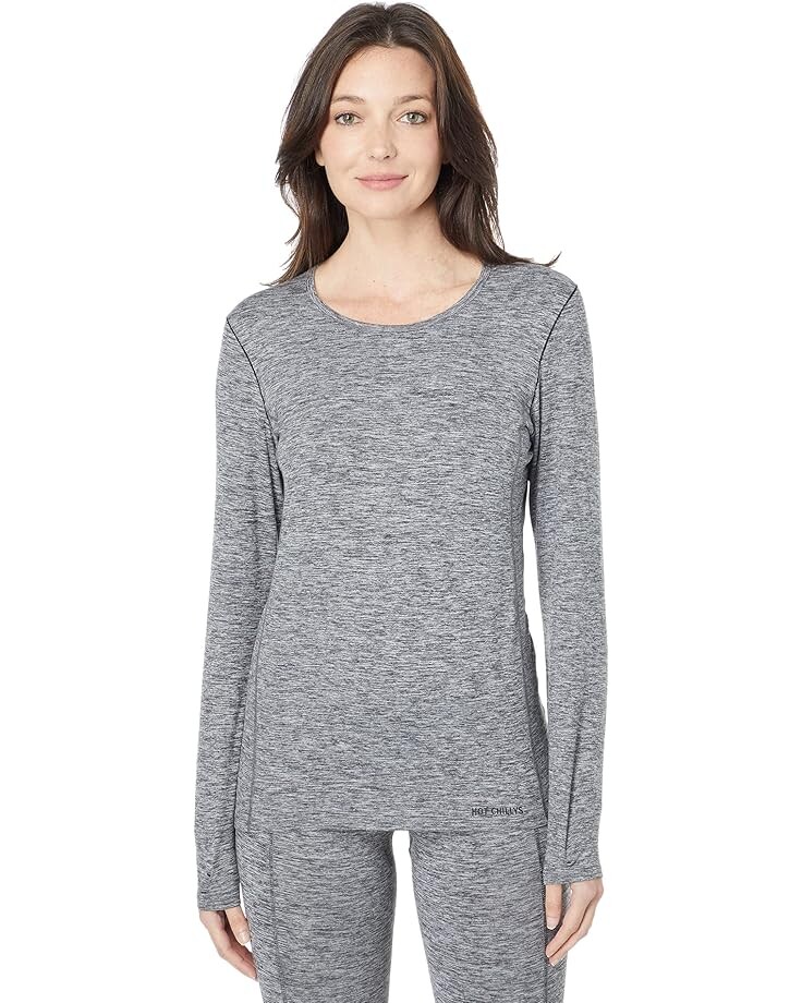 

Футболка Hot Chillys Clima-Trek Crew Neck, цвет Grey Heather