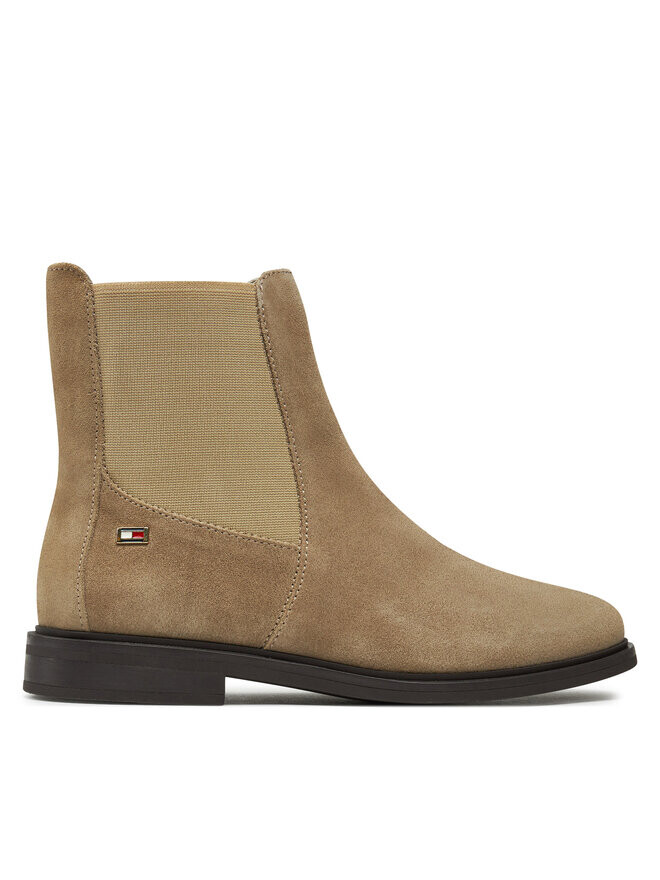 

Ботильоны Tommy Hilfiger Chelsea Flag Suede Low Chelsea FW0FW08176 Beis, бежевый