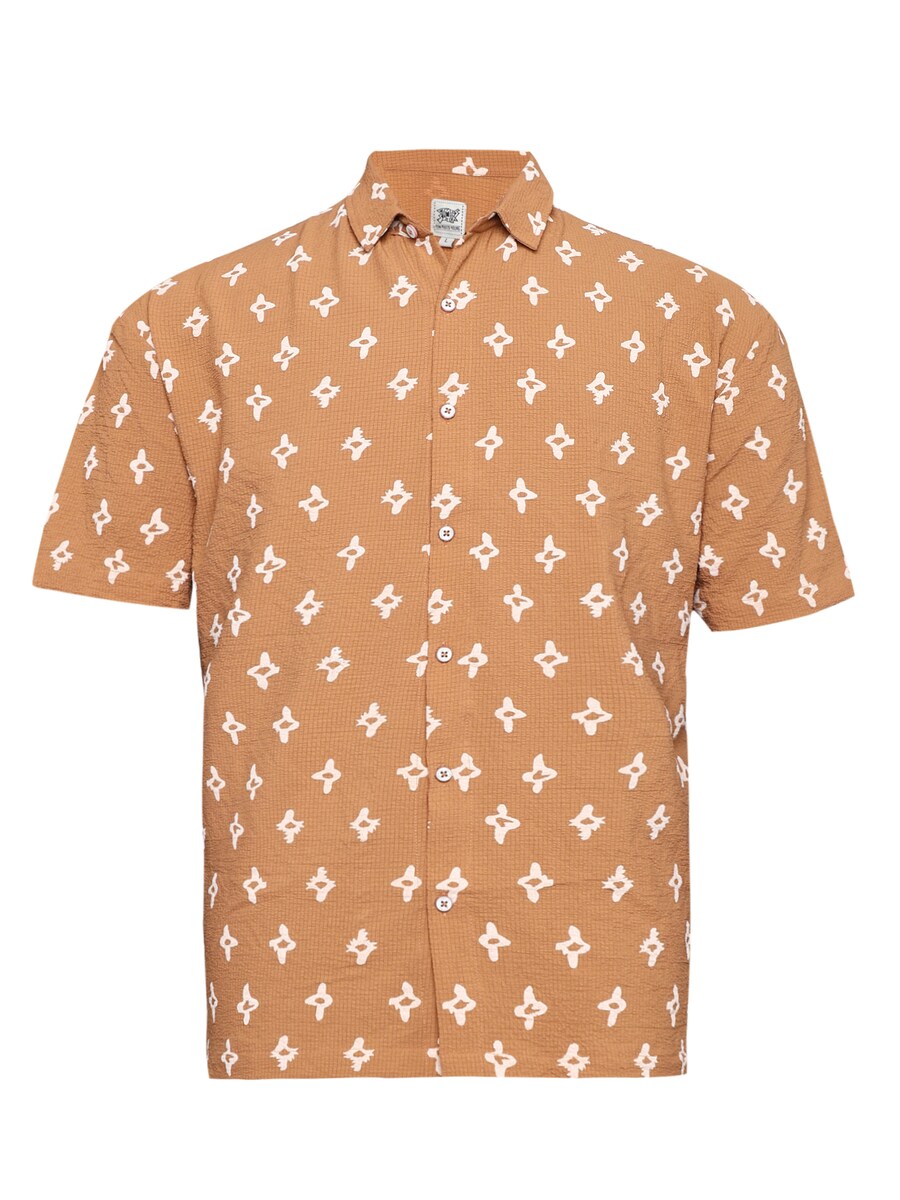 

Рубашка на пуговицах классического кроя Campus Sutra Tottie, Auburn