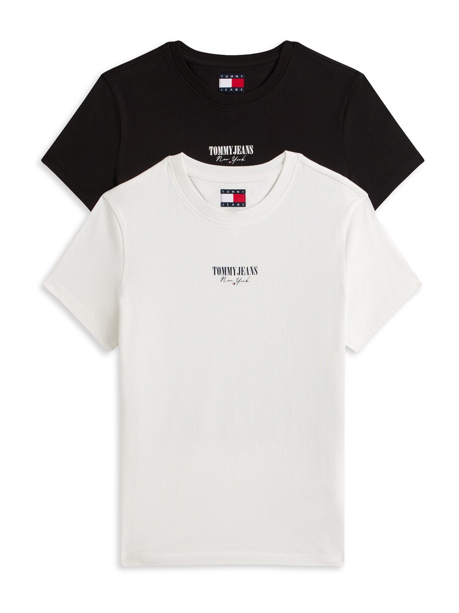 

Рубашка Tommy Jeans Essential, цвет Ecru/Black