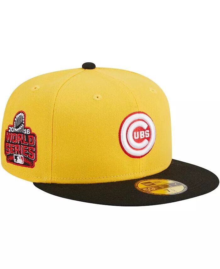 

Мужская желто-черная приталенная шляпа Chicago Cubs Grilled 59FIFTY New Era