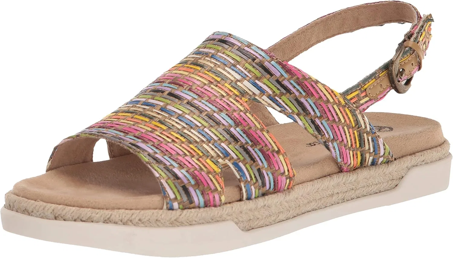 Сандалии мужские платформа Bella Vita, Bright Multi Woven