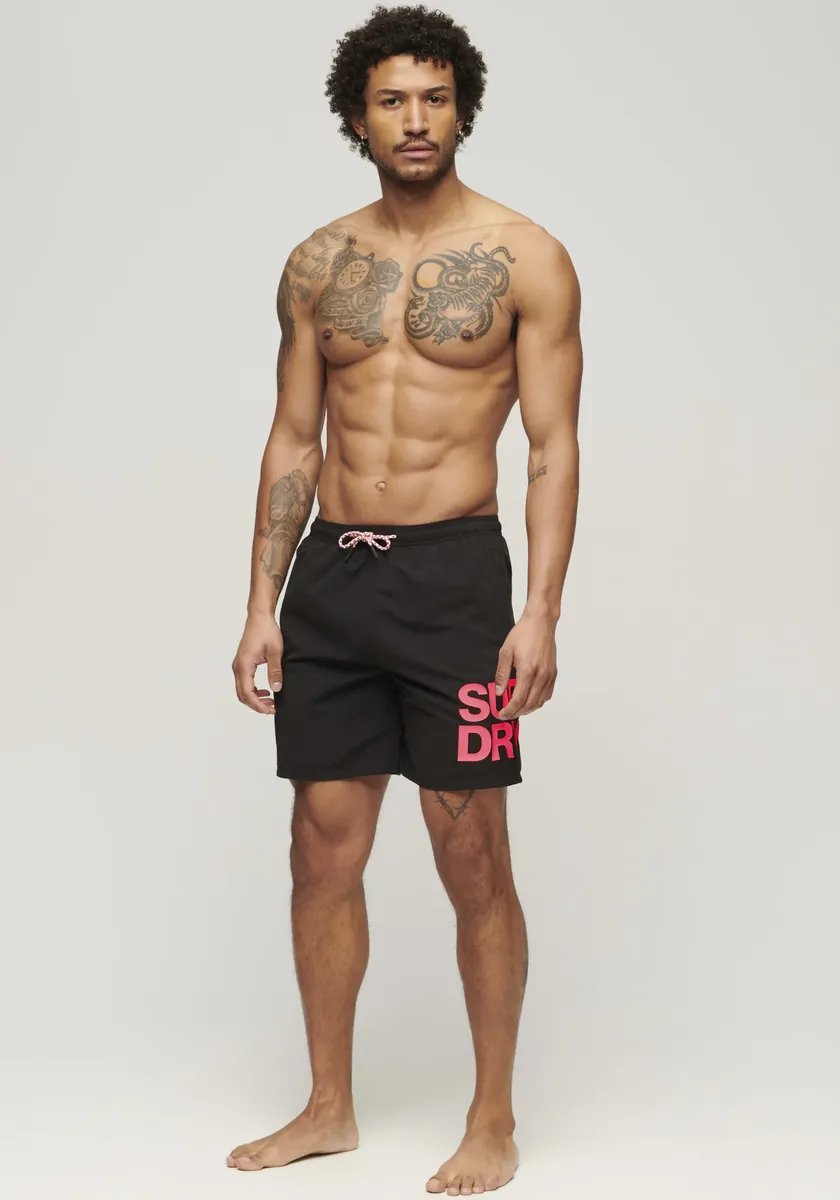 

Плавки Superdry "SD-SPORTSWEAR LOGO 17" SWIMSHORT", черный