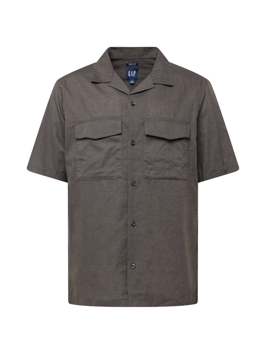 

Повседневная рубашка GAP Regular fit Button Up Shirt UTILITY, черный деним
